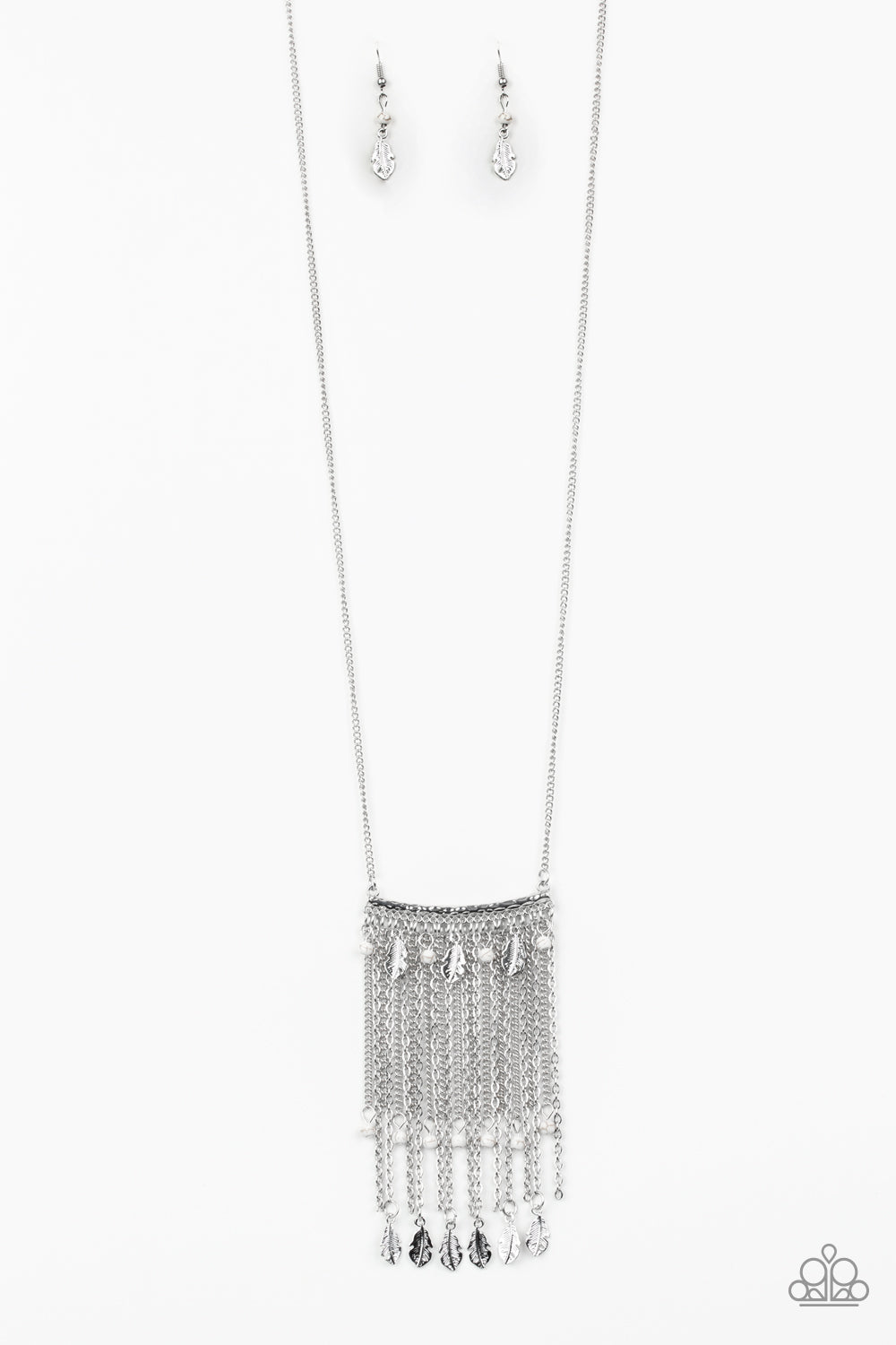 On the Fly - white - Paparazzi necklace