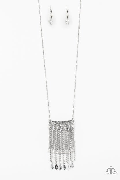 On the Fly - white - Paparazzi necklace
