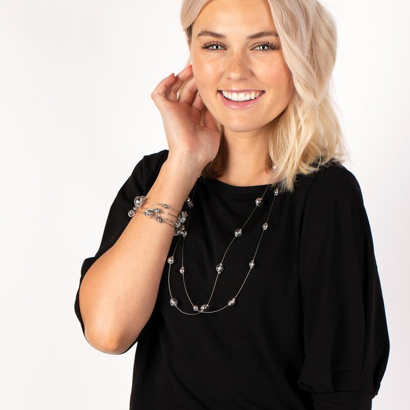 Optical Auras - silver - Paparazzi bracelet