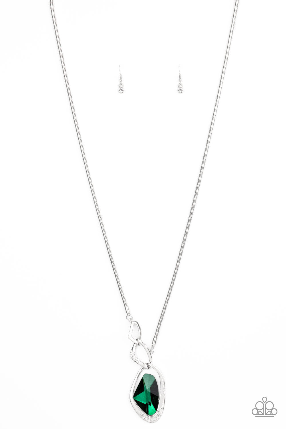 Optical Opulence - green - Paparazzi necklace