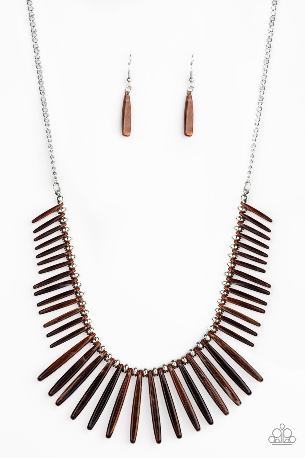Out Of My Element - brown - Paparazzi necklace