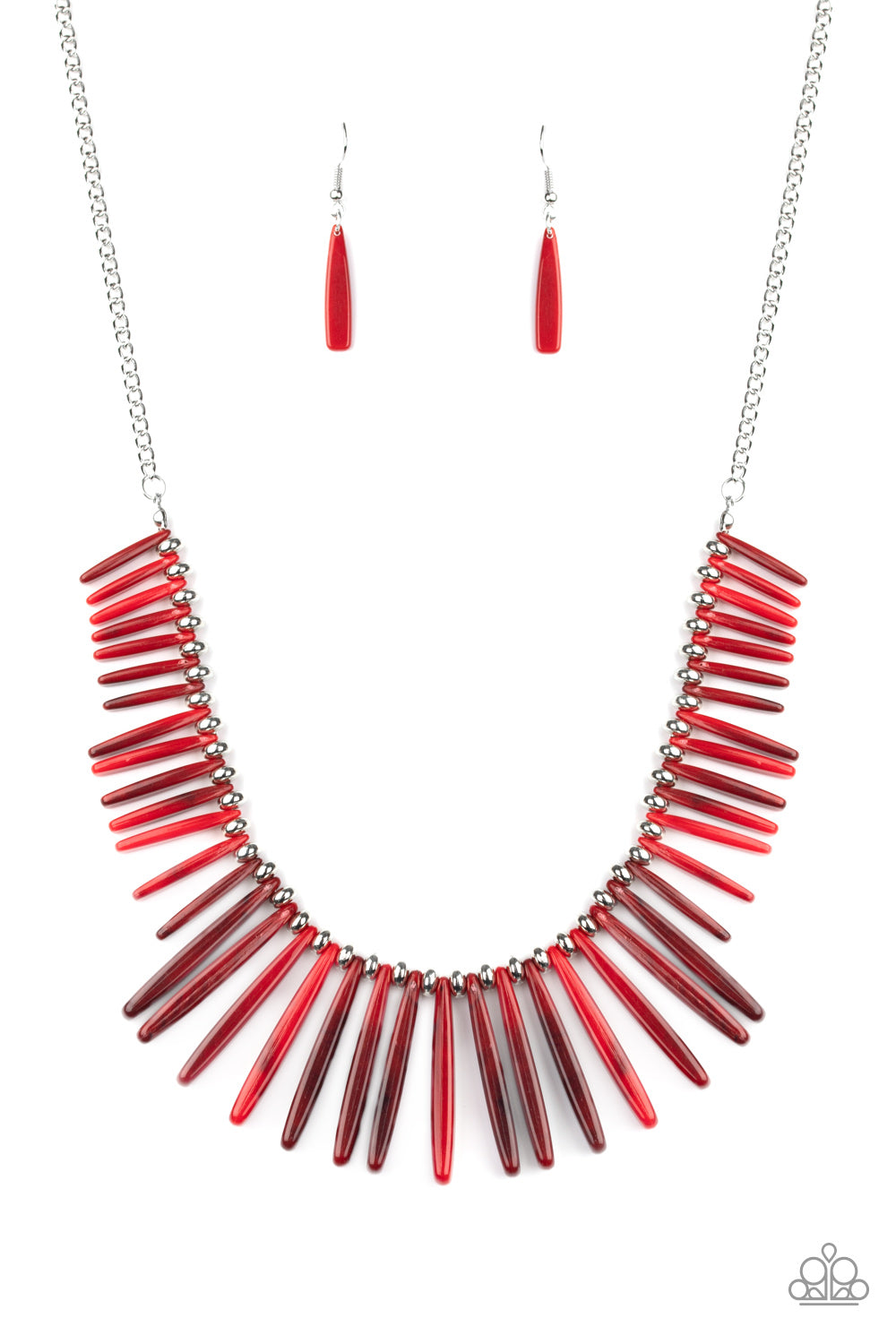 Out of My Element - red - Paparazzi necklace