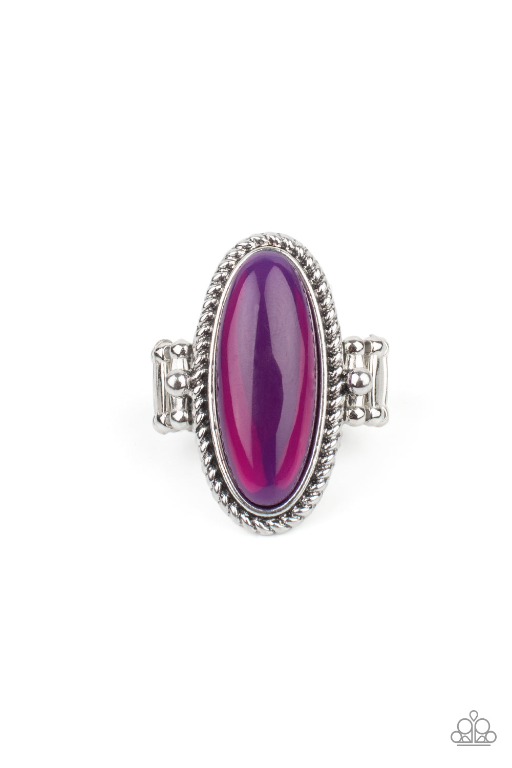 Oval Oasis - purple - Paparazzi ring