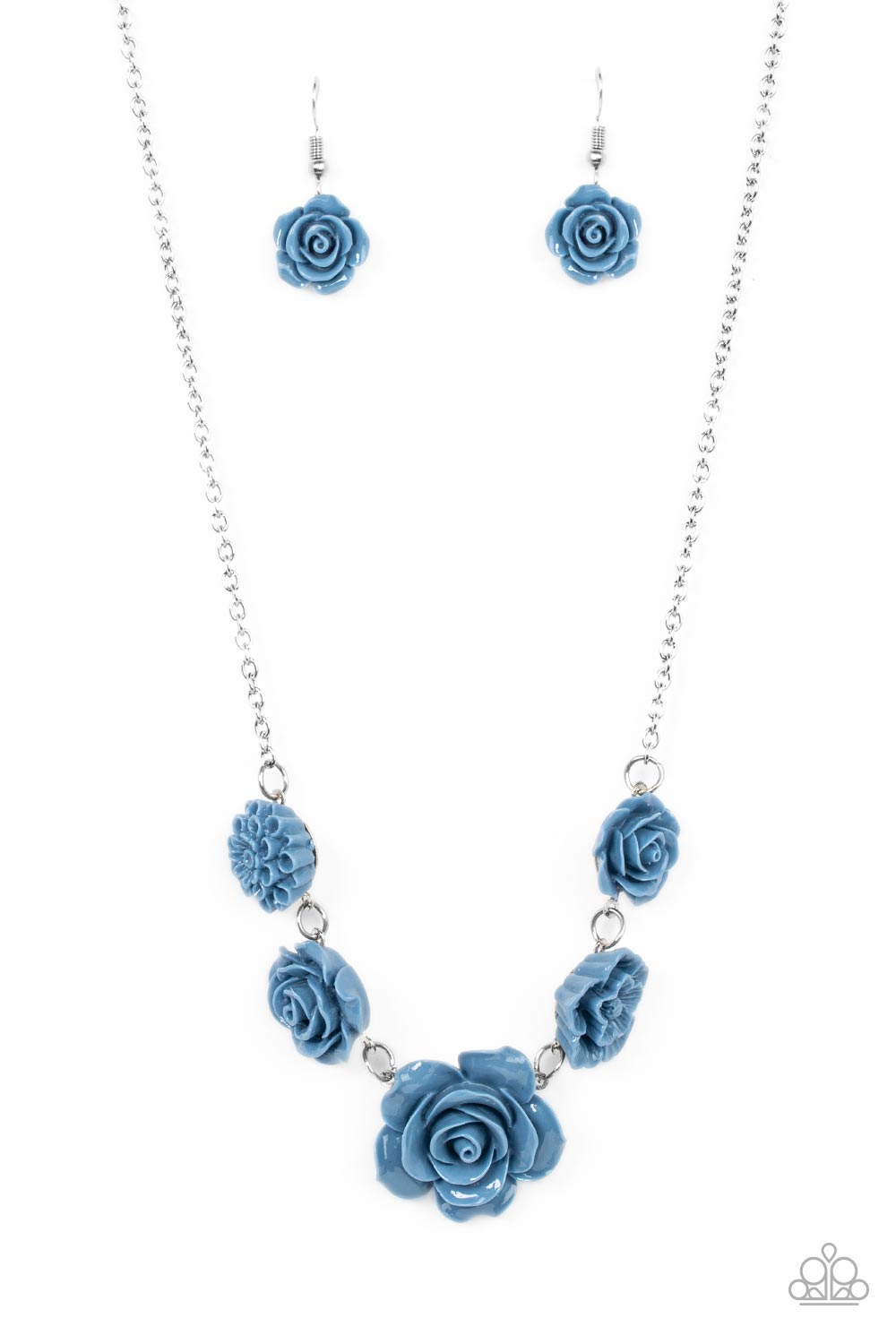 PRIMROSE and Pretty - blue - Paparazzi necklace