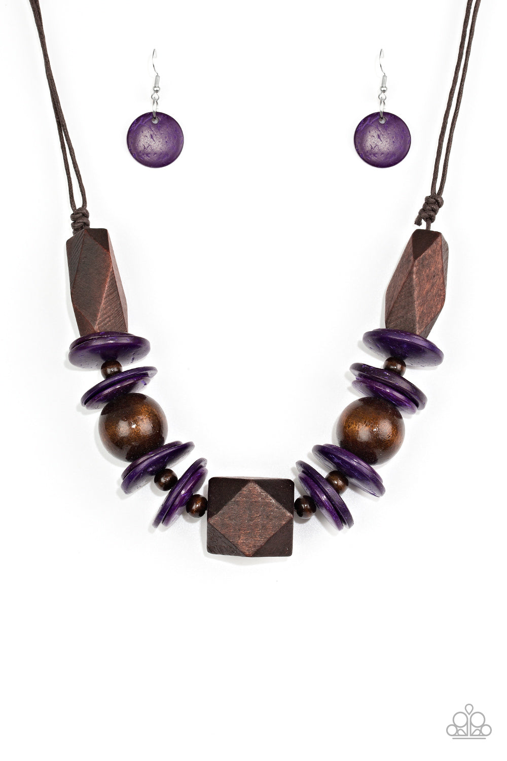 Pacific Paradise - purple - Paparazzi necklace