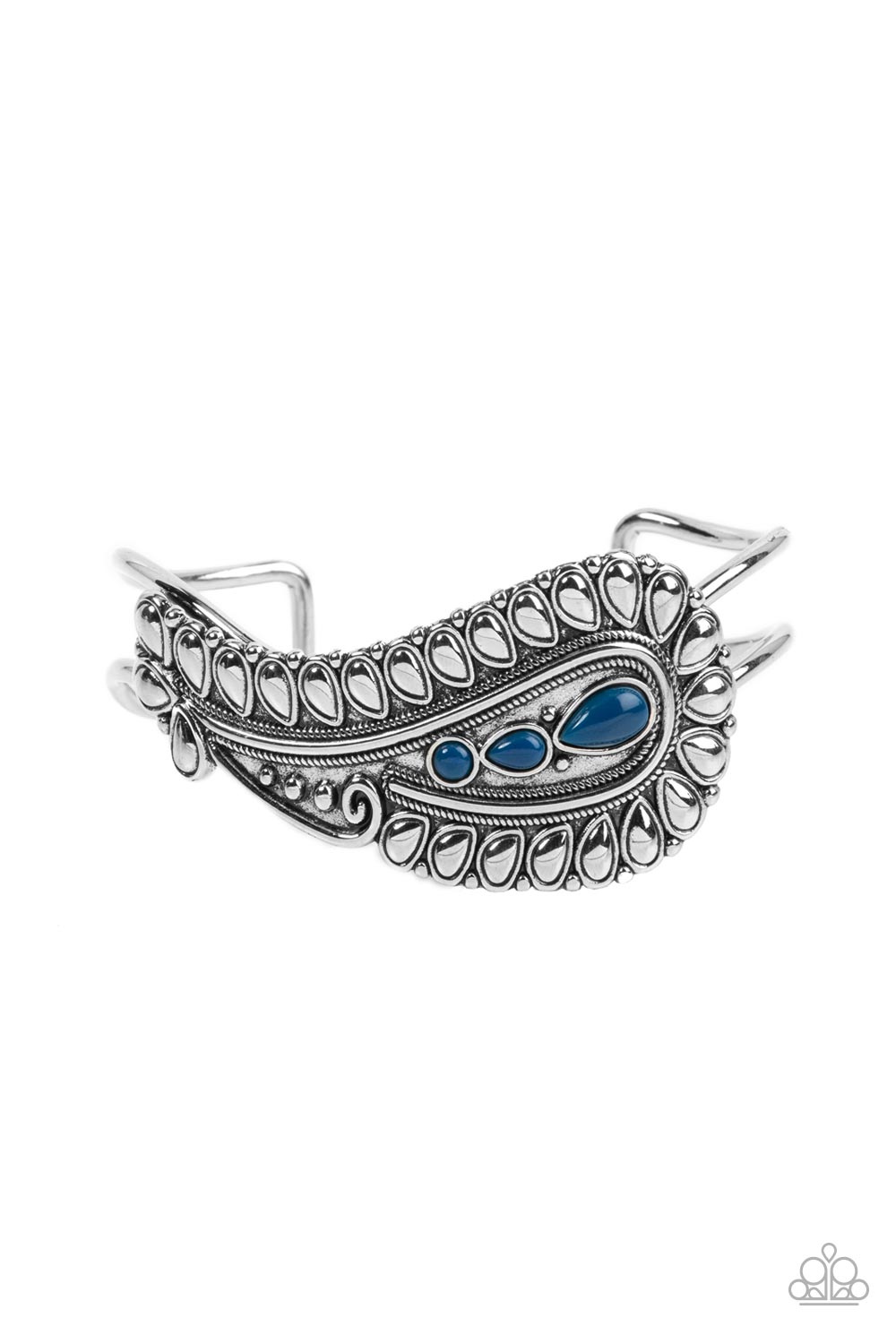 Paisley Prairie - blue - Paparazzi bracelet