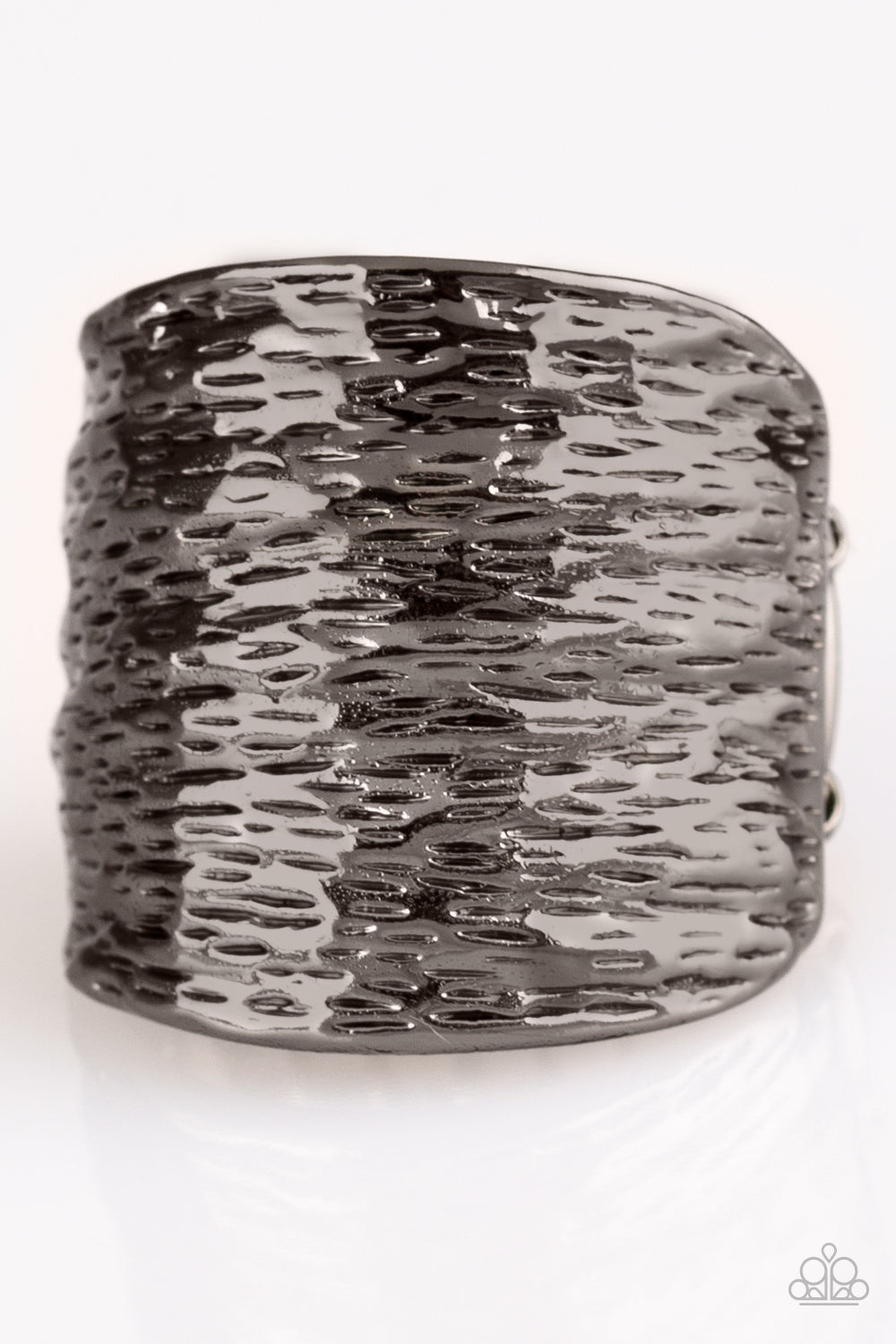 Paleo Patterns - black - Paparazzi ring