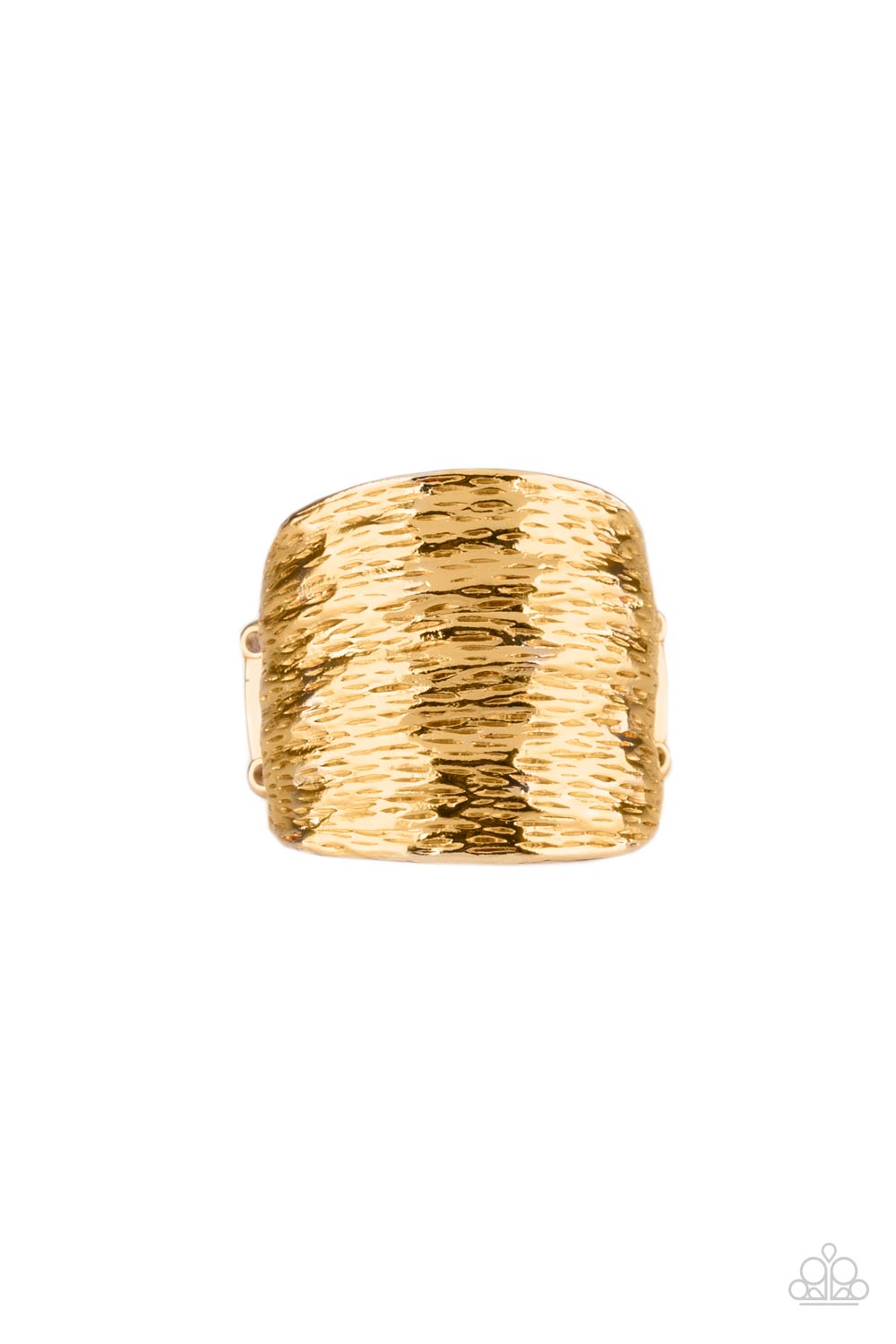 Paleo Patterns - gold - Paparazzi ring