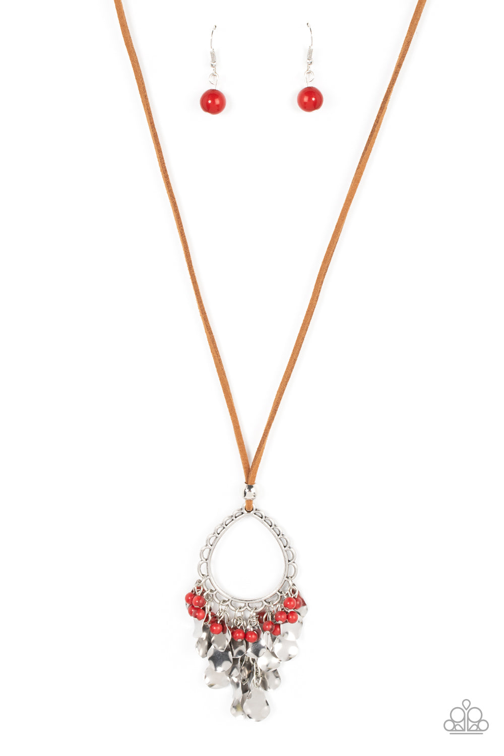 Paradise Pageantry - red - Paparazzi necklace