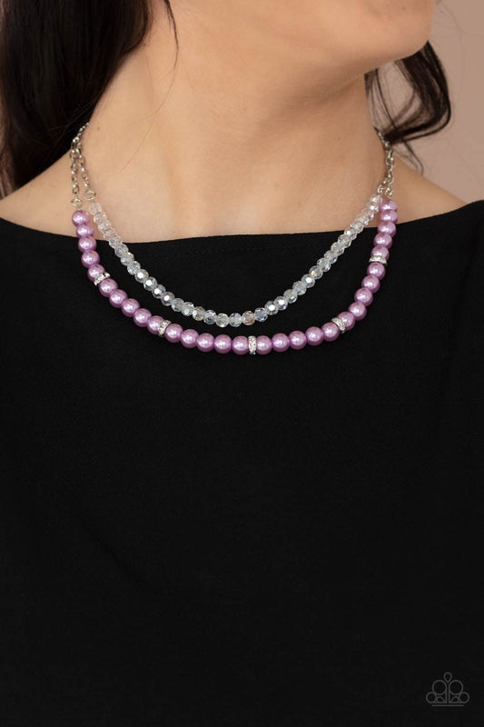 Parisian Princess - purple - Paparazzi necklace