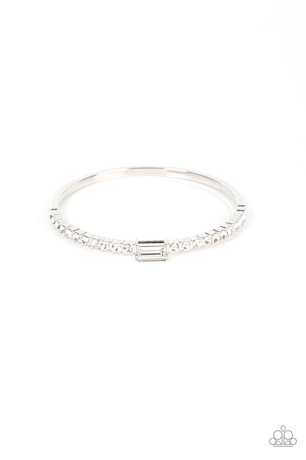 Party Crashing Couture - white - Paparazzi bracelet