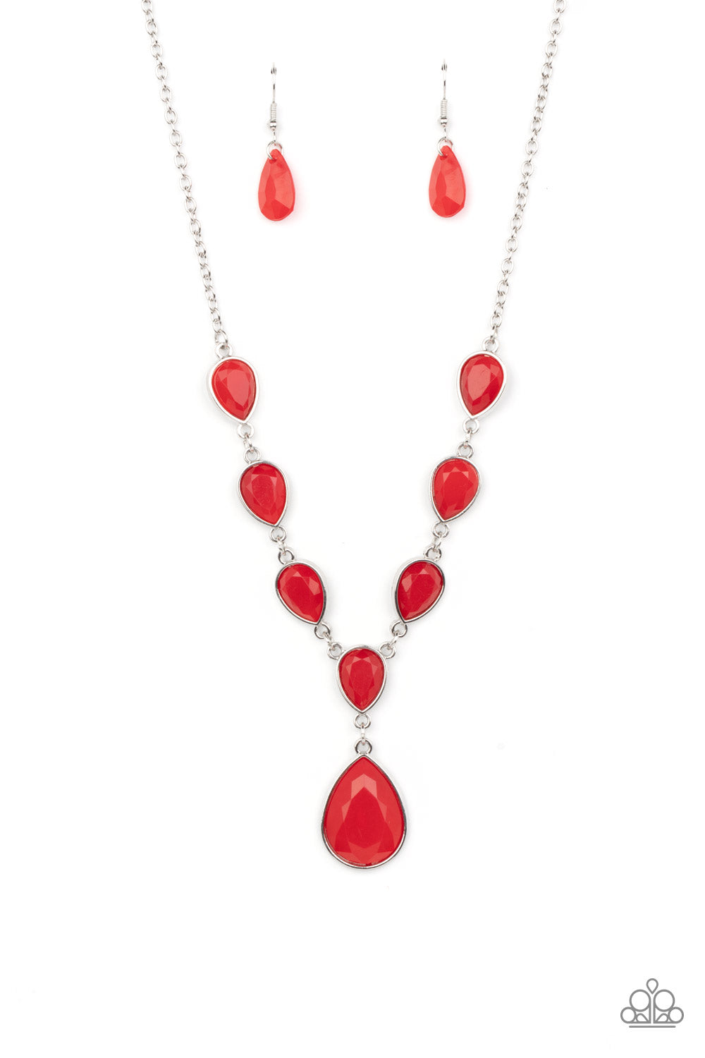 Party Paradise - red - Paparazzi necklace