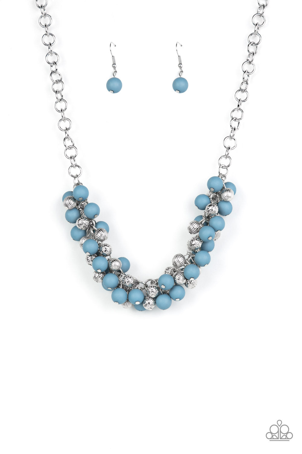 Party Procession - blue - Paparazzi necklace