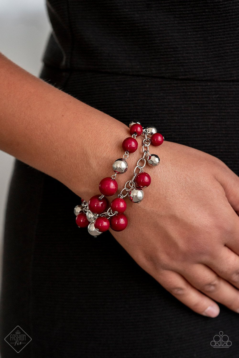 Party Posh - red - Paparazzi bracelet