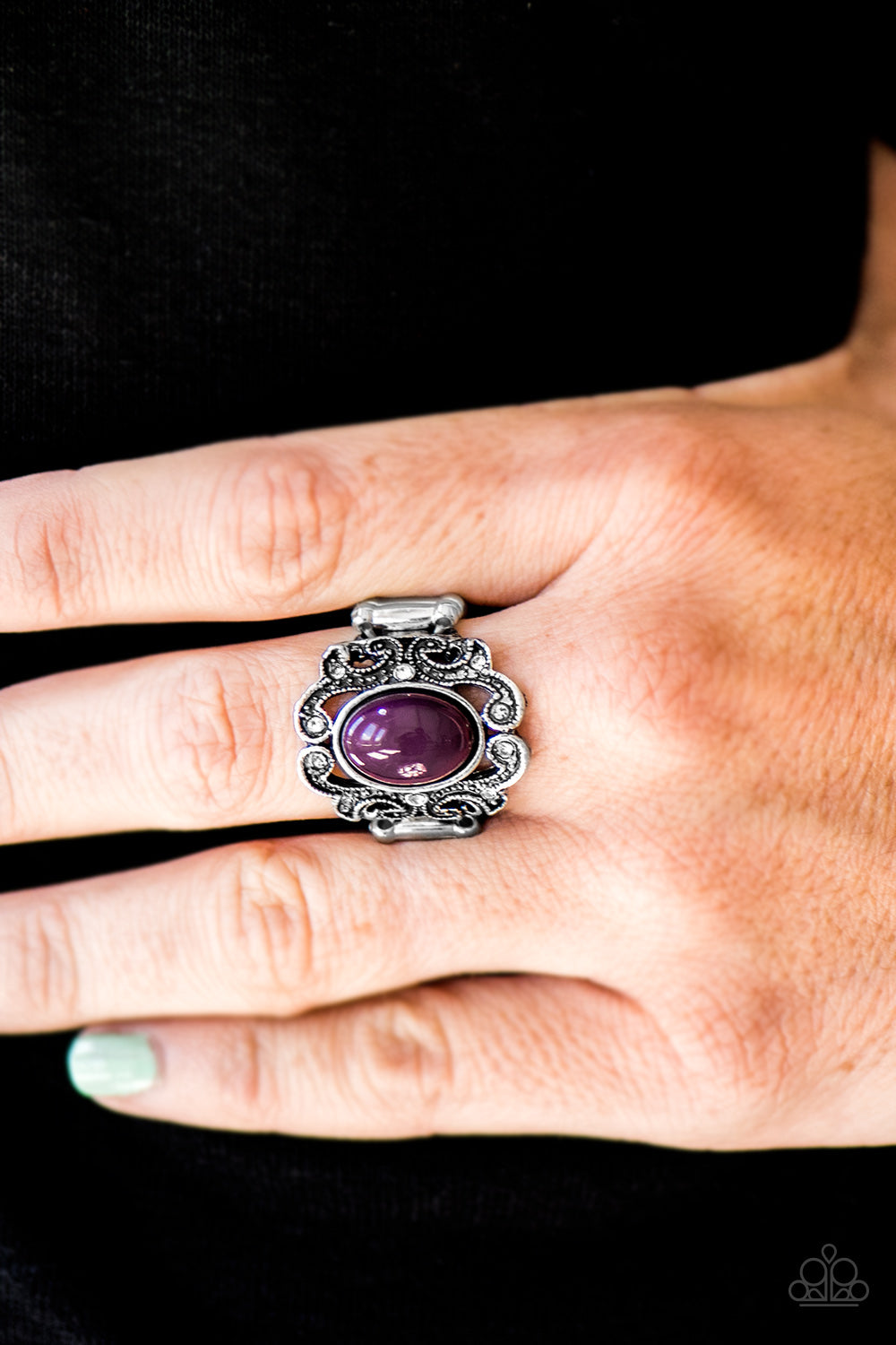Pasadena Princess - Purple - Paparazzi ring
