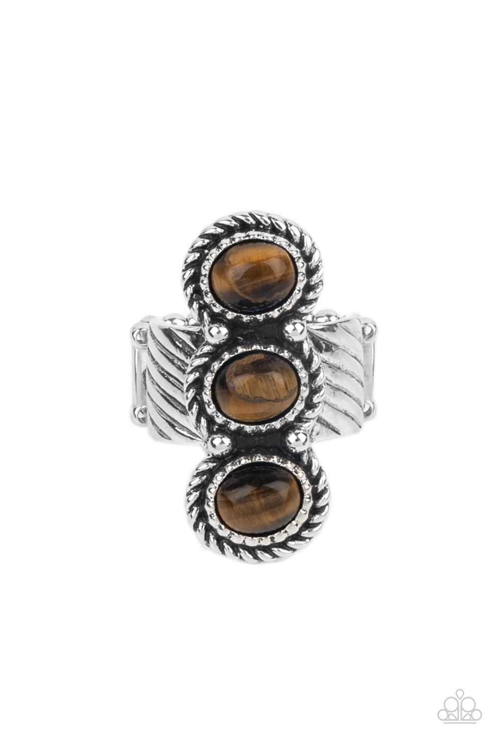 Peaceful Paradise - brown - Paparazzi ring