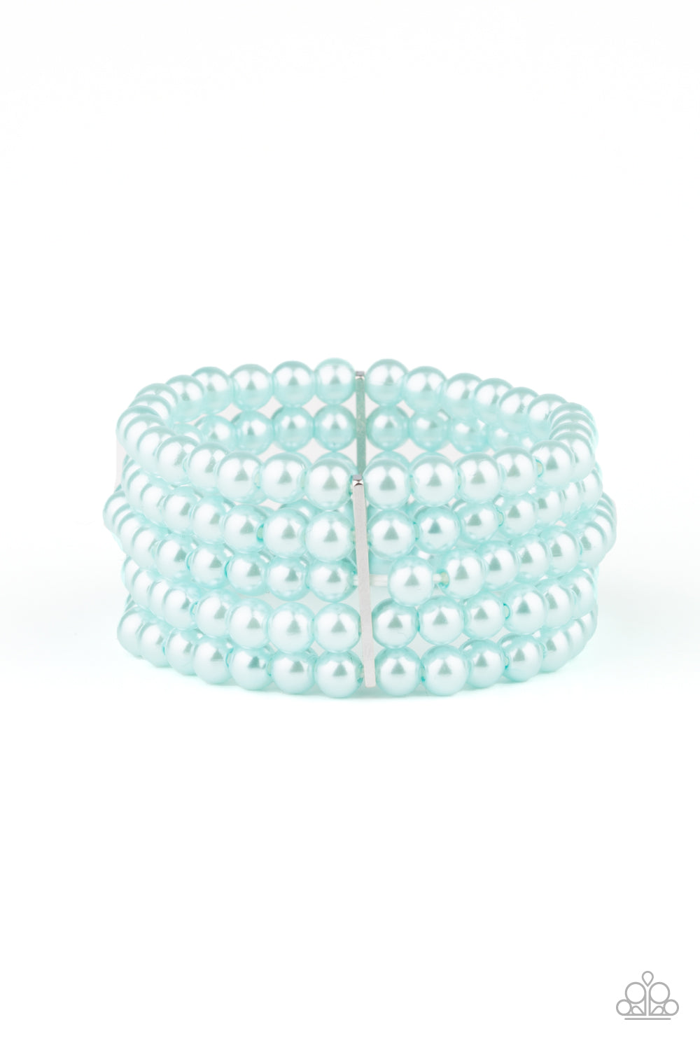 Pearl Bliss - blue - Paparazzi bracelet