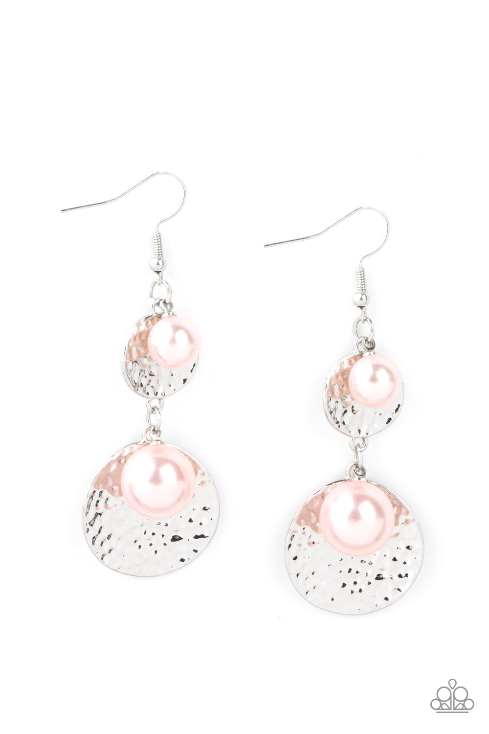 Pearl Dive - pink - Paparazzi earrings