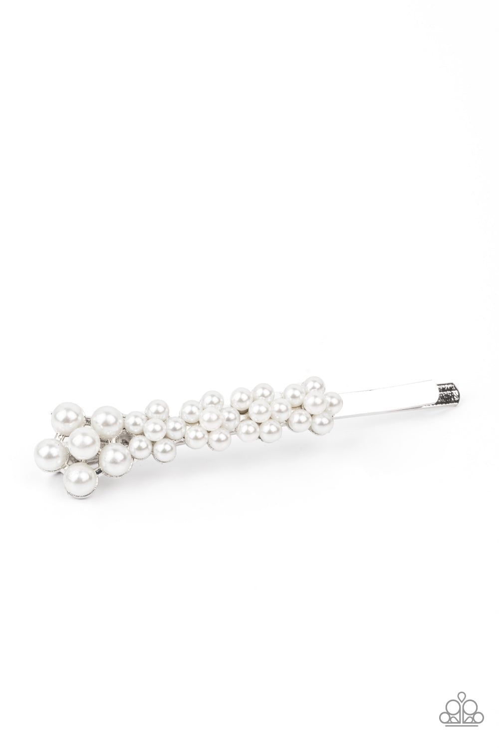 Pearl Patrol - white - Paparazzi hair clip