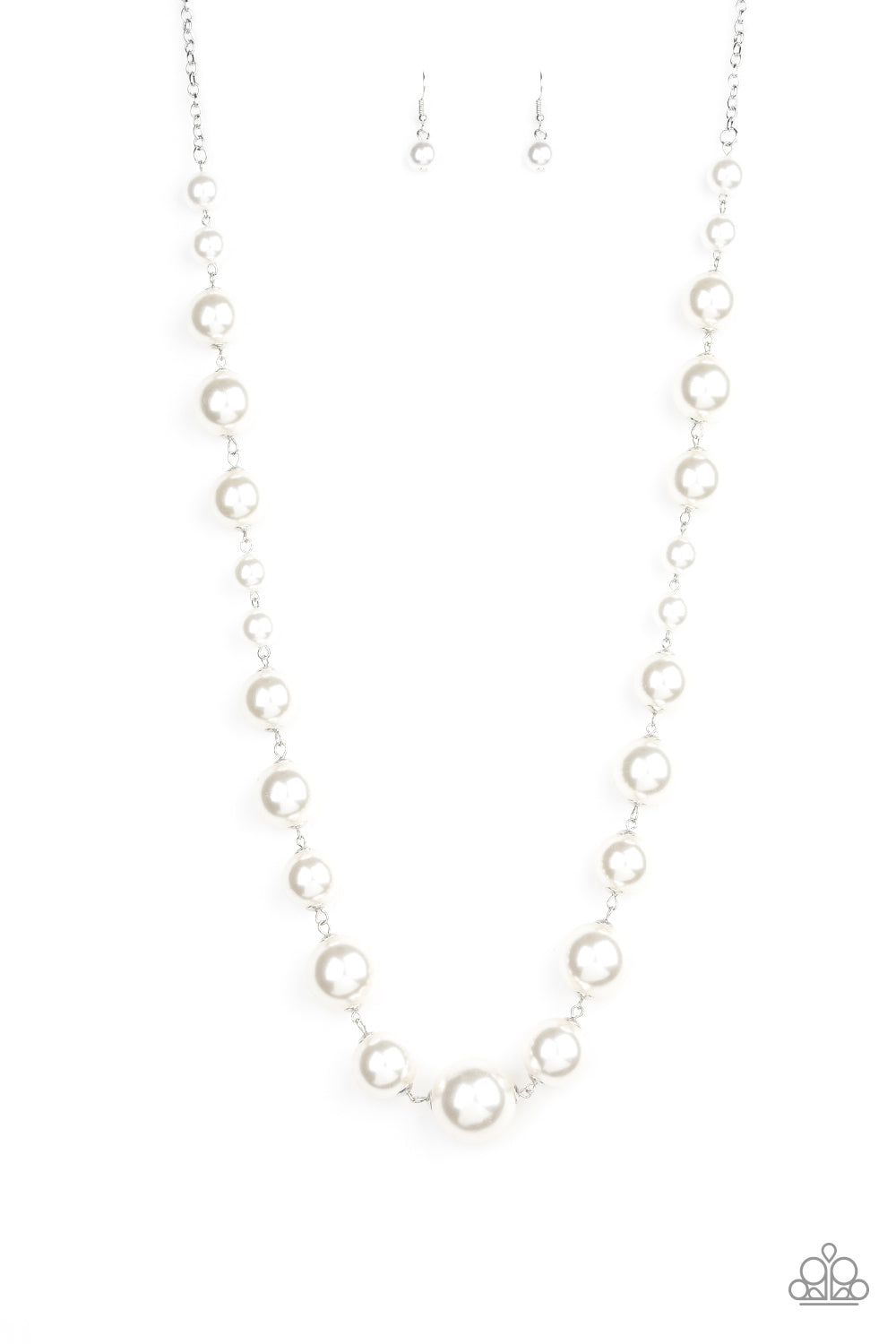 Pearl Prodigy - white - Paparazzi necklace