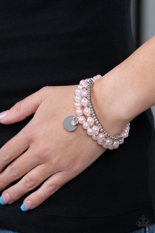 Pearly Professional - pink - Paparazzi bracelet