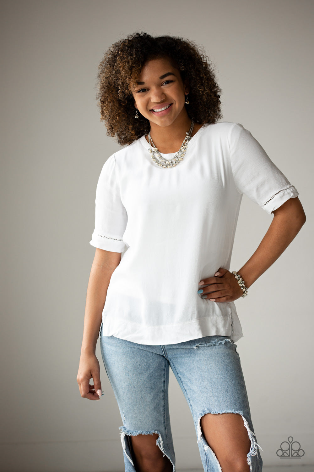 Pebble Pioneer - yellow - Paparazzi necklace