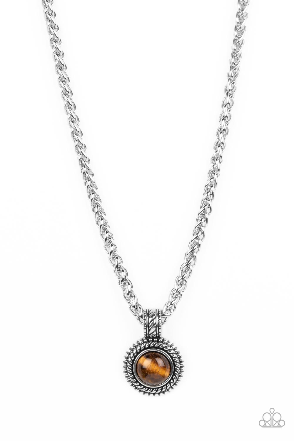 Pendant Dreams - brown - Paparazzi MENS necklace