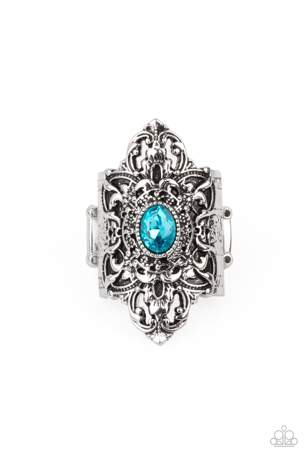 Perennial Posh - blue - Paparazzi ring