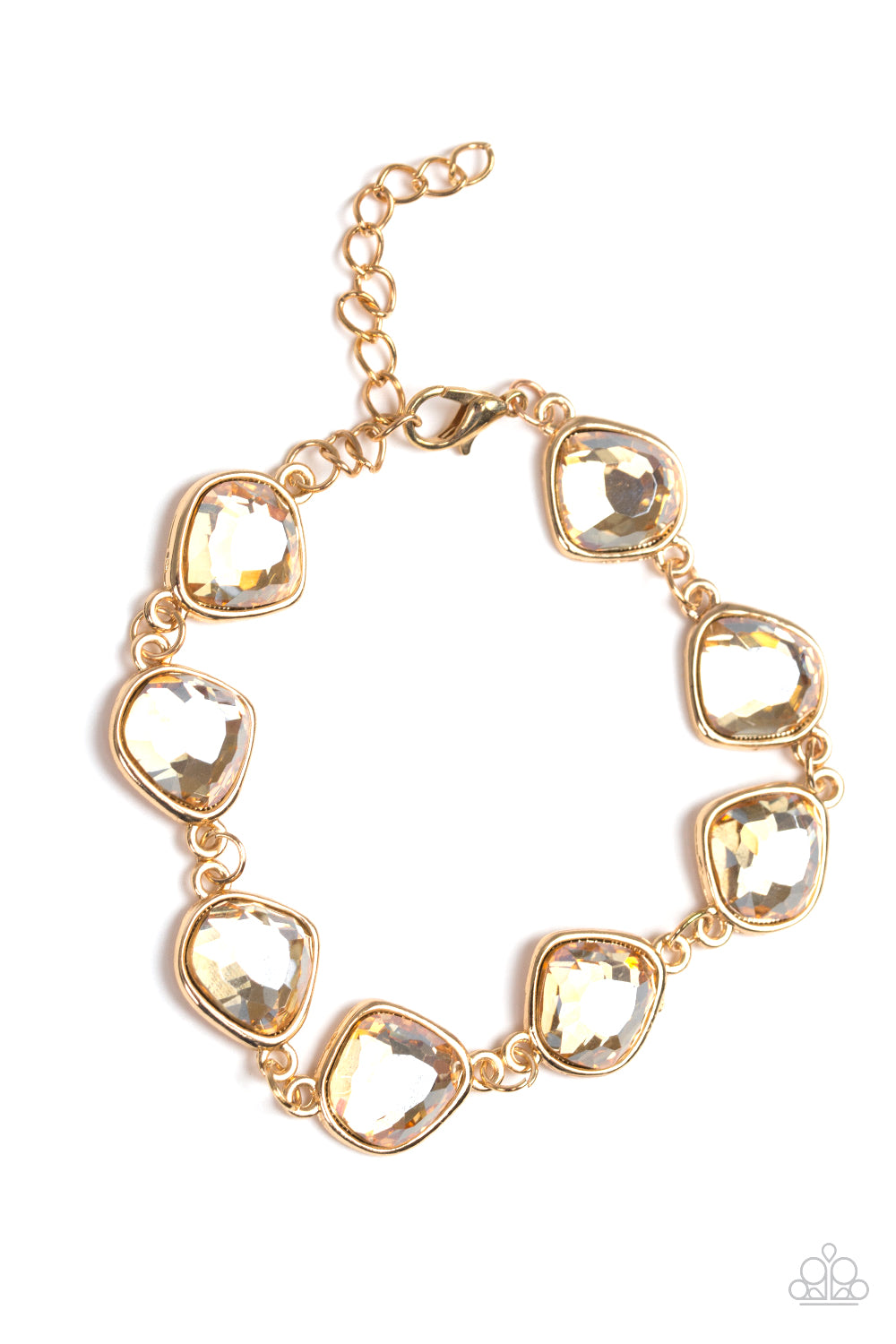 Perfect Imperfection - gold - Paparazzi bracelet