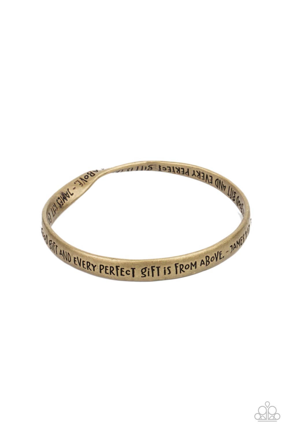 Perfect Present - brass - Paparazzi bracelet
