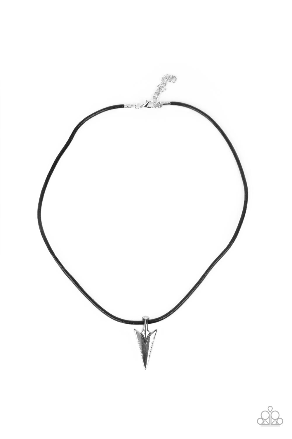 Pharaohs Arrow - black - Paparazzi MENS necklace