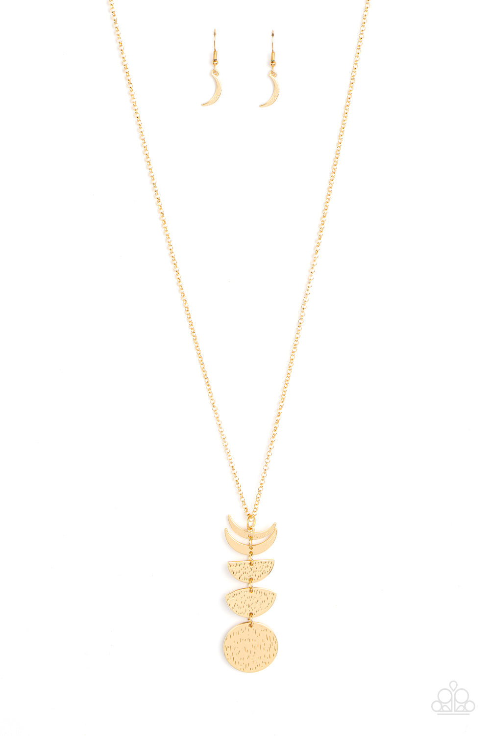 Phase Out - gold - Paparazzi necklace