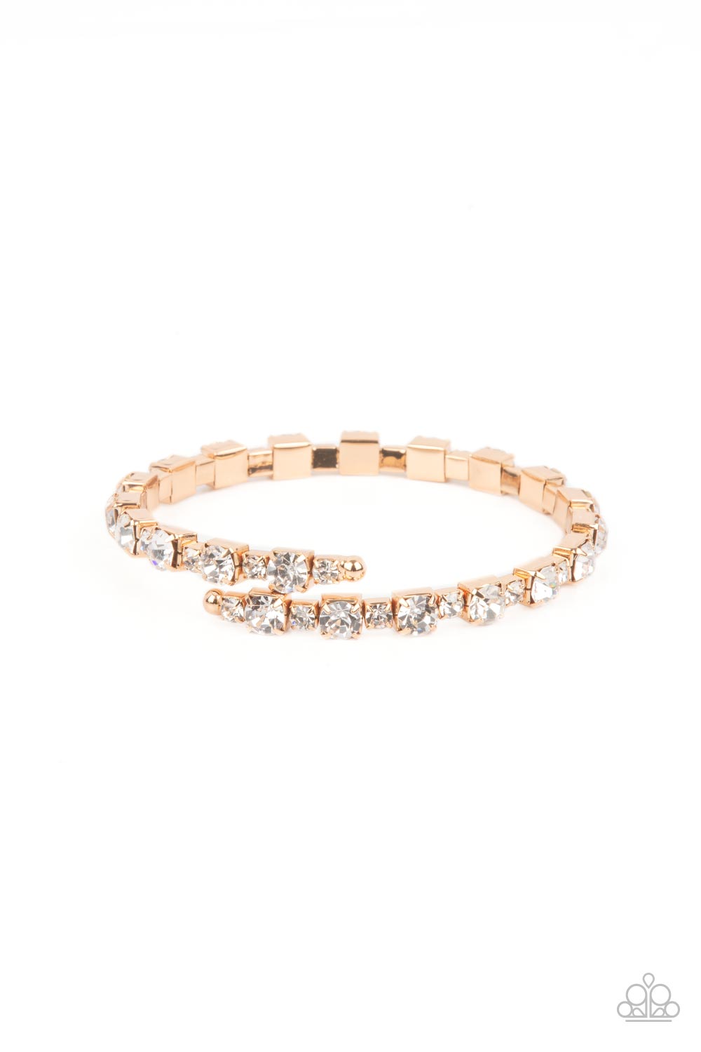 Photo Op - gold - Paparazzi bracelet