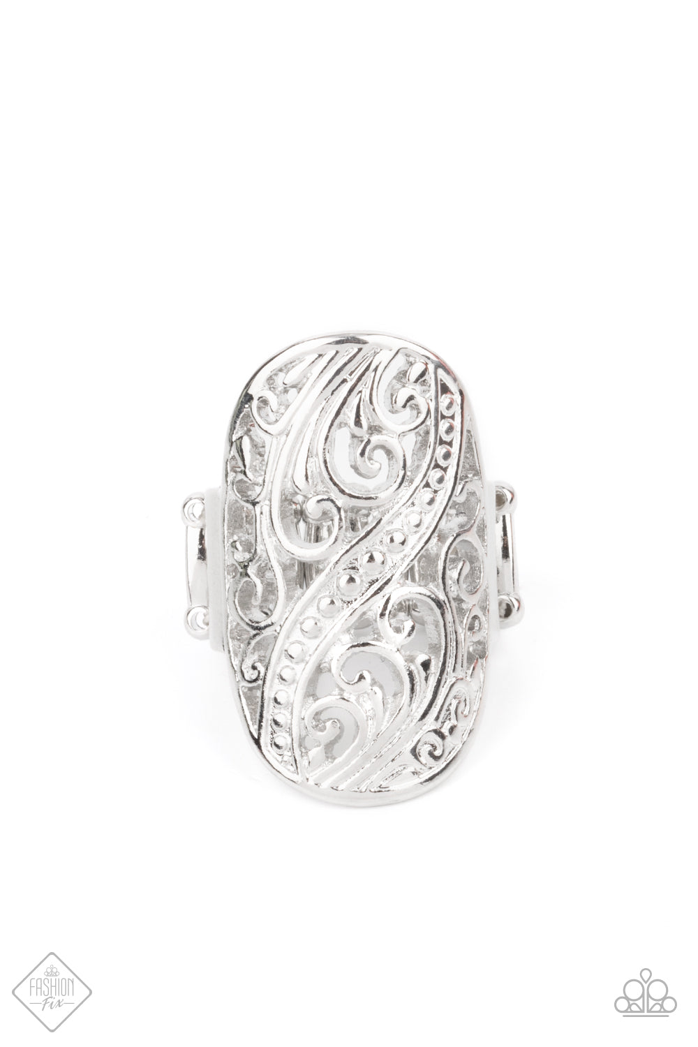 Pier Paradise - silver - Paparazzi ring