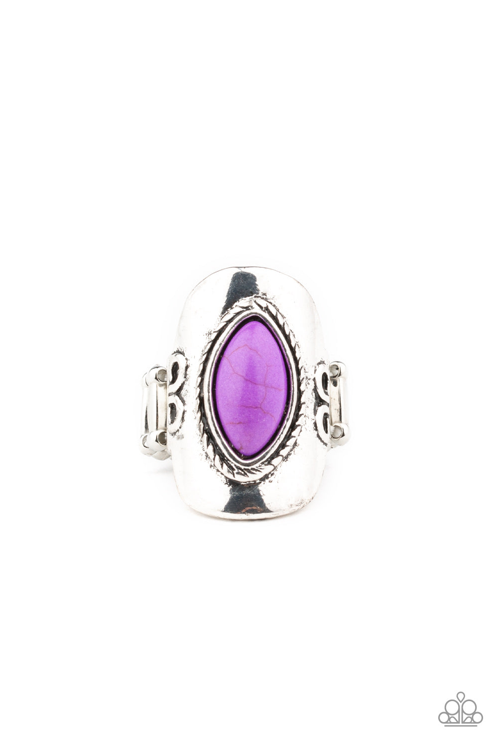 Plain Ride - purple - Paparazzi ring