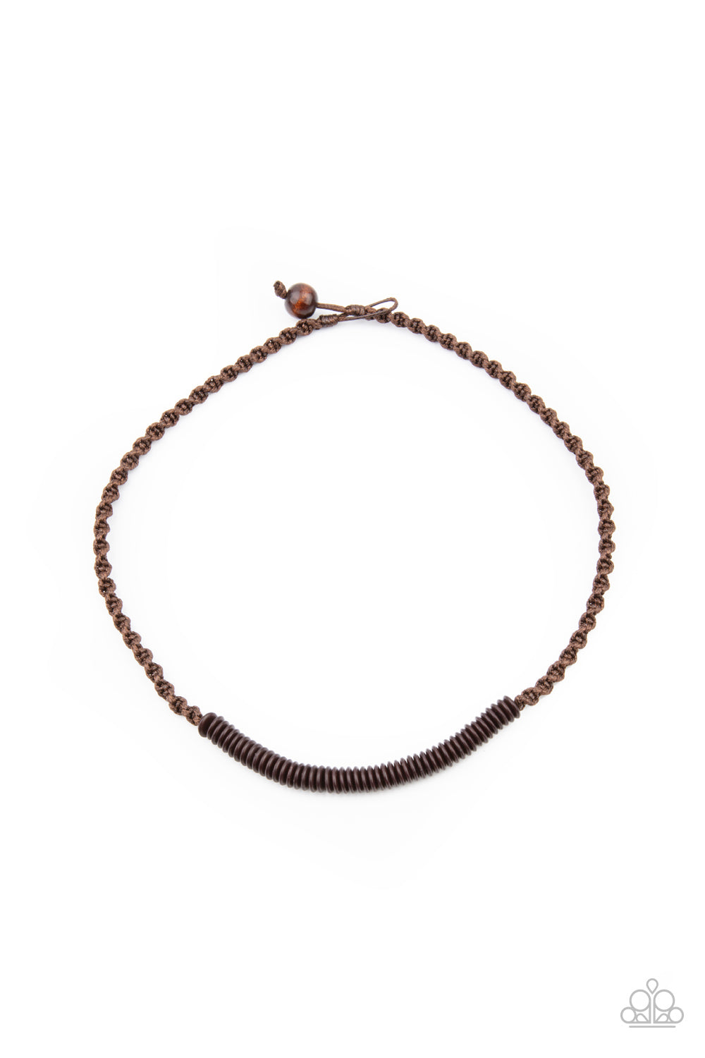 Plainly Primal - brown - Paparazzi men's necklace