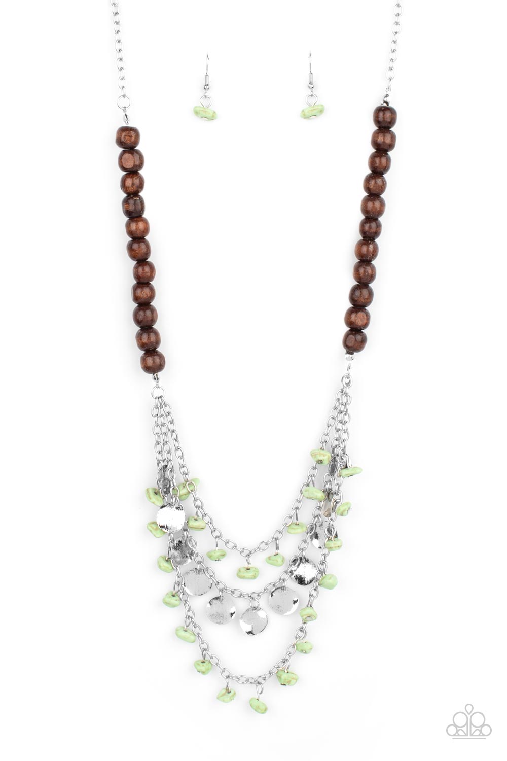 Plains Paradise - green - Paparazzi necklace