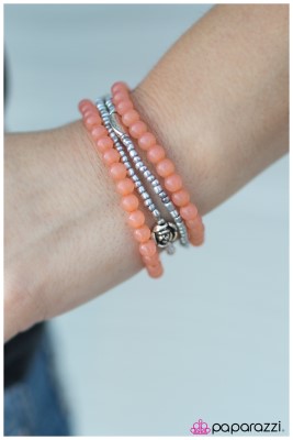 Playing it Cool - orange - Paparazzi bracelet