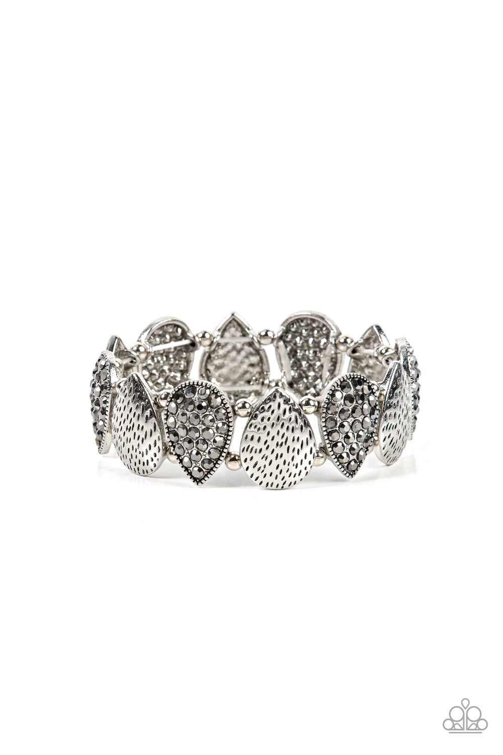 Playing Favorites - silver - Paparazzi bracelet