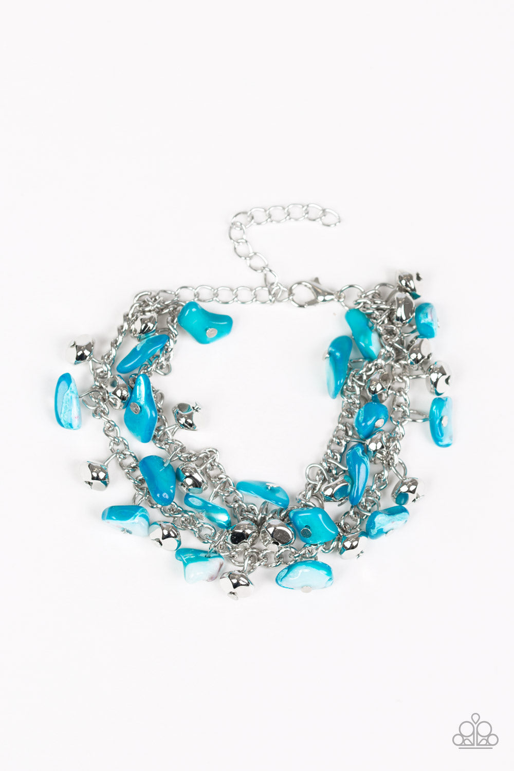 Plentiful Pebbles - blue - Paparazzi bracelet