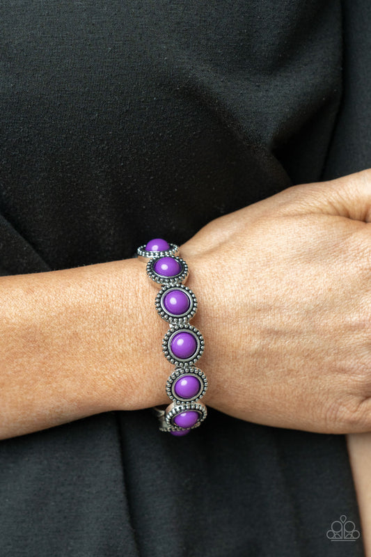 Polished Promenade - purple - Paparazzi bracelet
