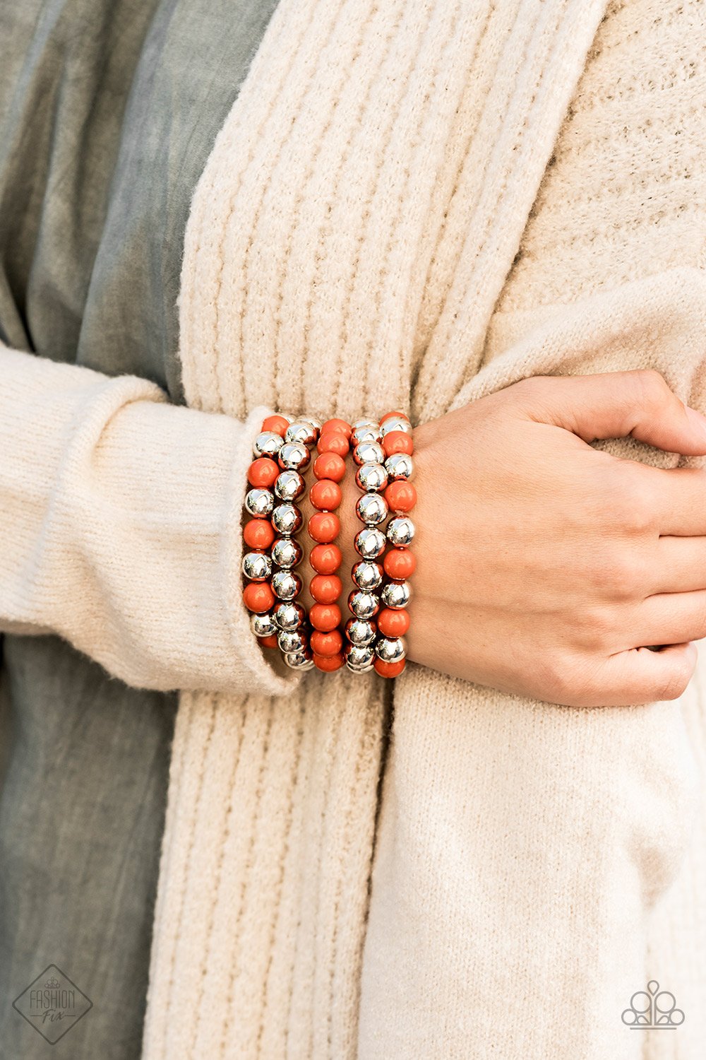 Pop-YOU-lar Culture-orange-Paparazzi bracelet