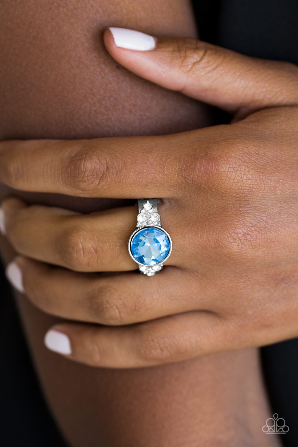 Poshly Pampered - blue - Paparazzi ring