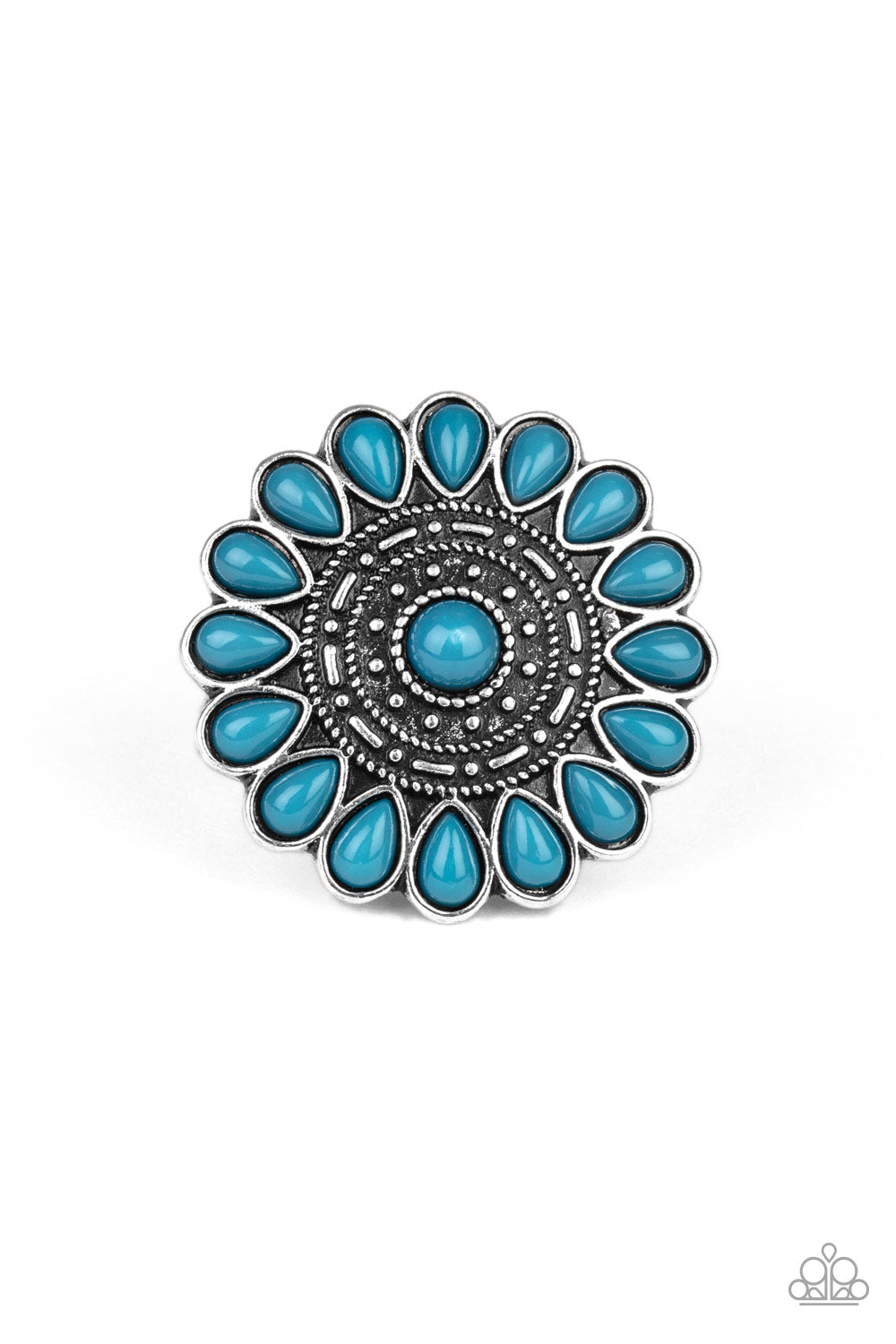 Posy Paradise - blue - Paparazzi ring