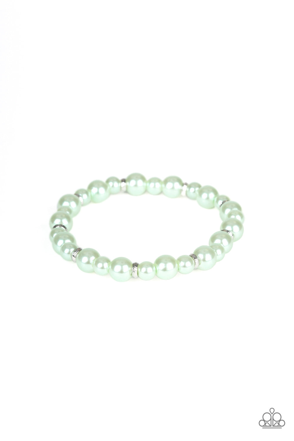 Powder and Pearls - green - Paparazzi bracelet