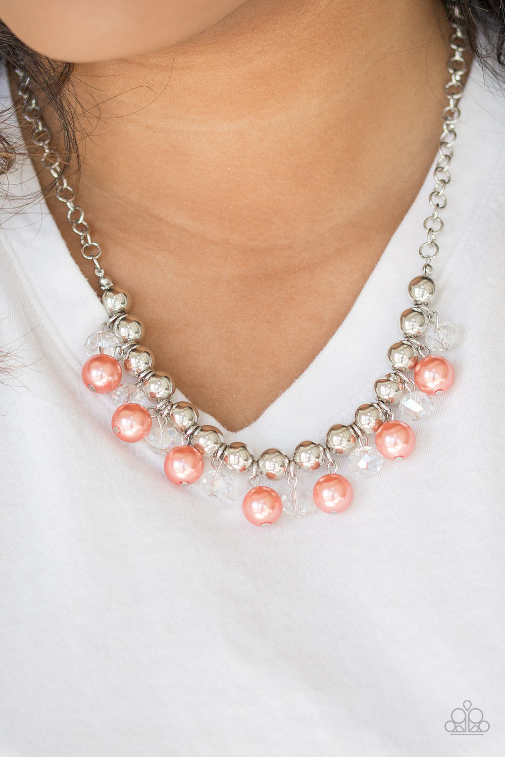 Power Trip - orange - Paparazzi necklace