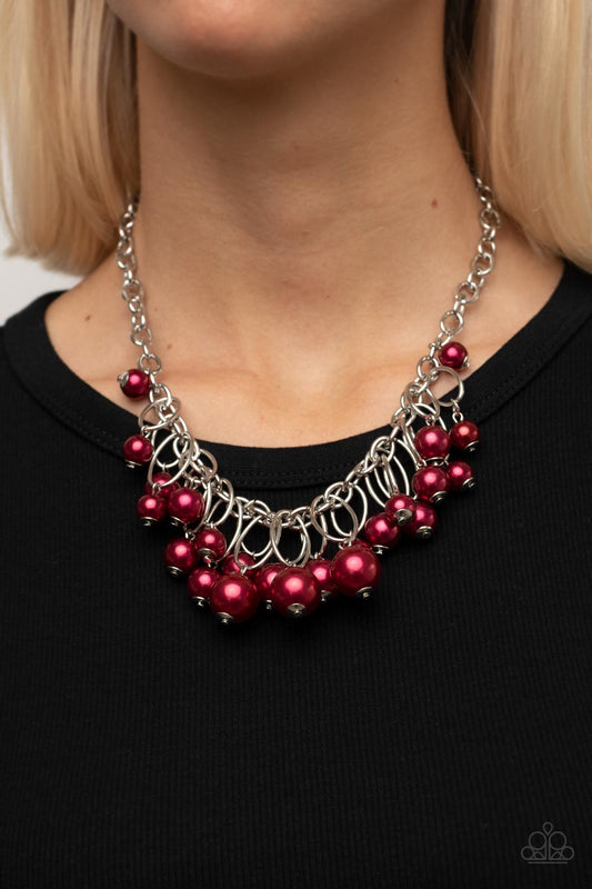 Powerhouse Pose - red - Paparazzi necklace