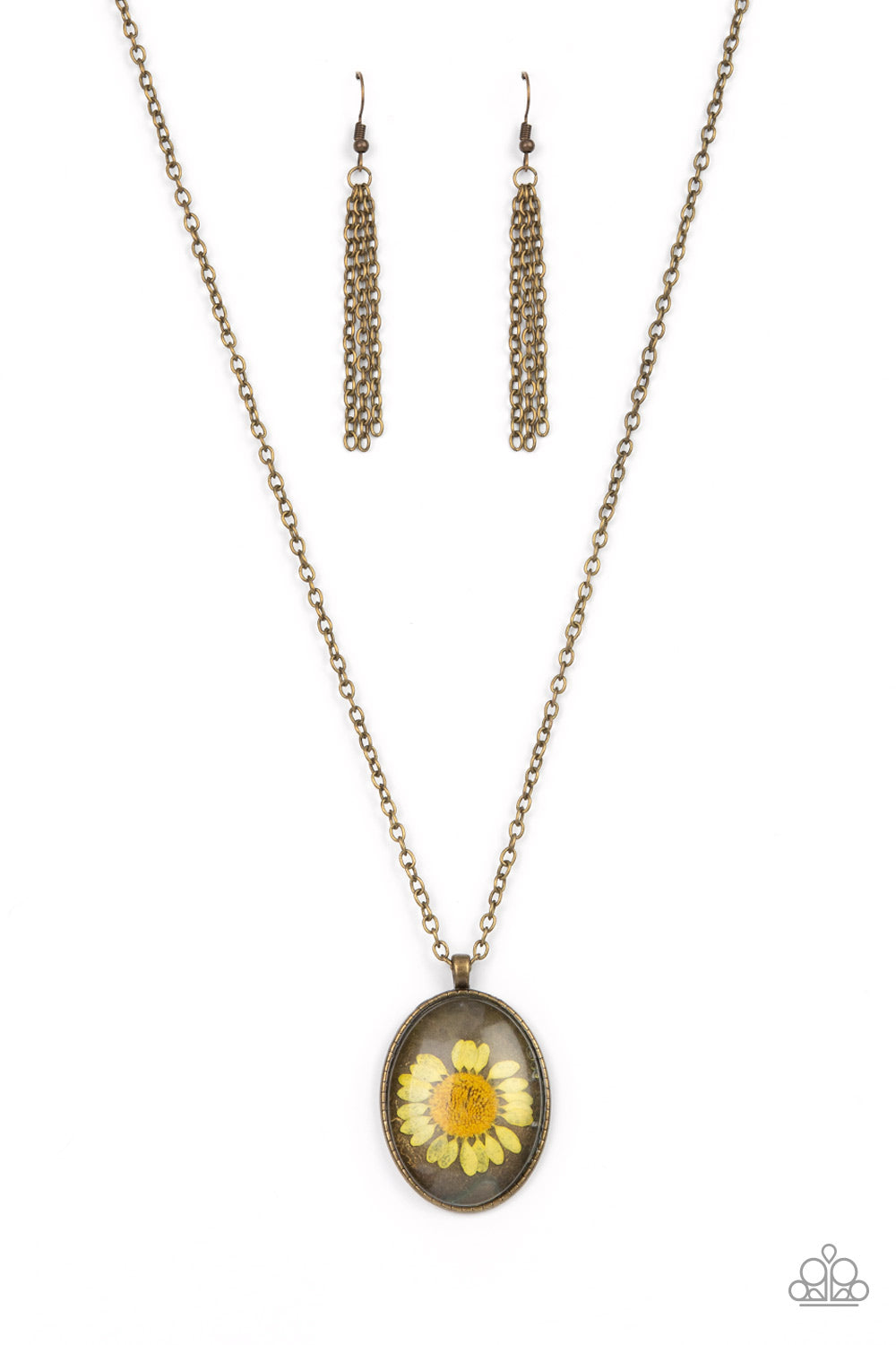 Prairie Passion - yellow - Paparazzi necklace