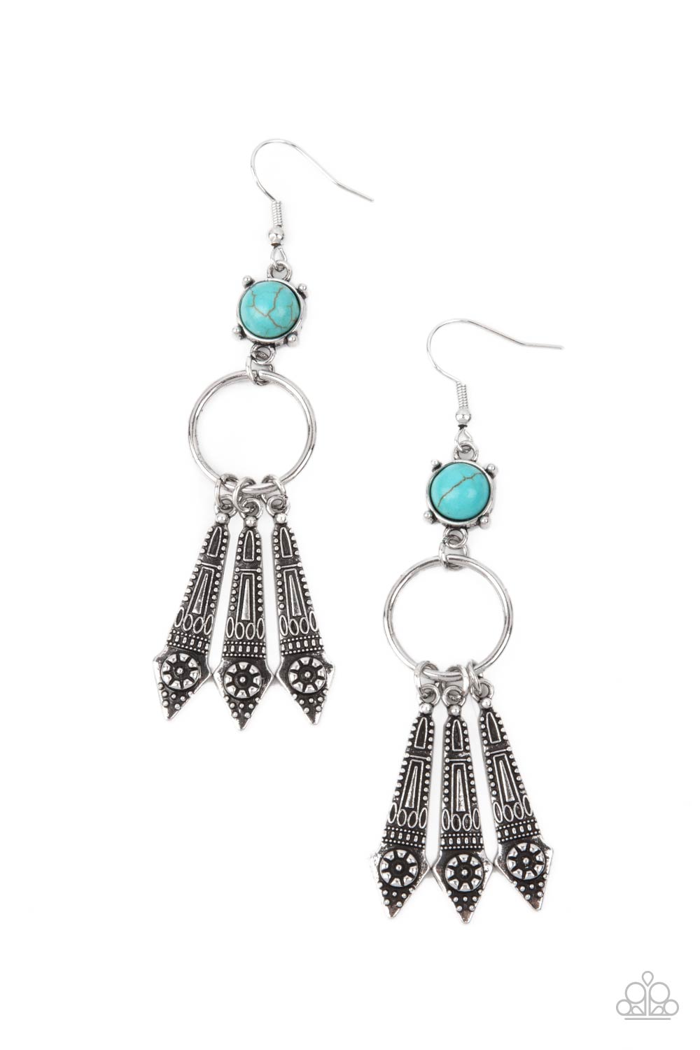Prana Paradise - blue - Paparazzi earrings