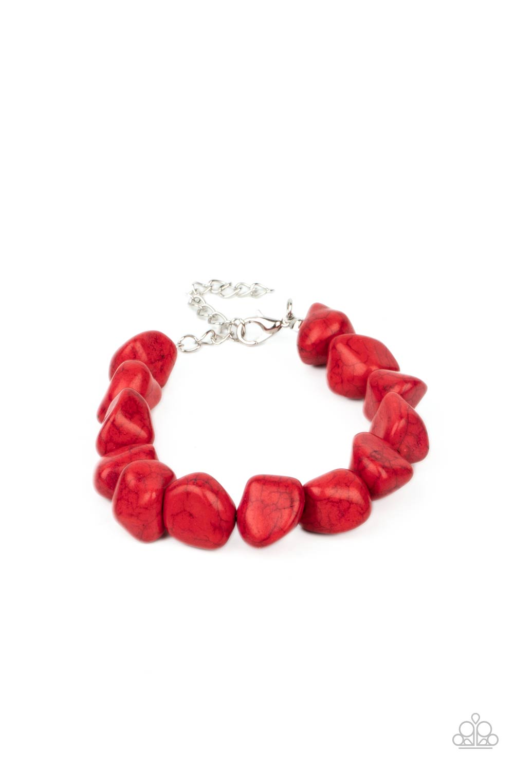 Prehistoric Paradise - red - Paparazzi bracelet
